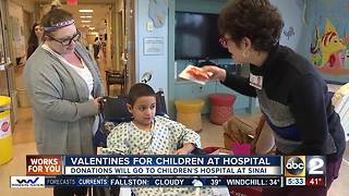 VALENTINES FOR CHILDREN AT HOSPITAL