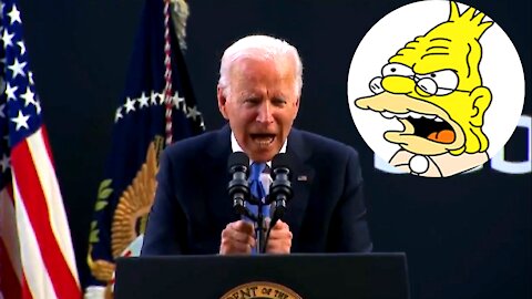 Joe Biden Suffers Grampa Simpson Moments During Speech