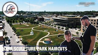 Iowa Sculpture Park Haircuts