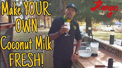 Make Your OWN Coconut Milk FRESH!