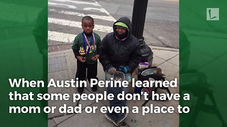 Kindhearted Age 4 Boy Delivers Chicken Sandwiches to Homeless People on Streets