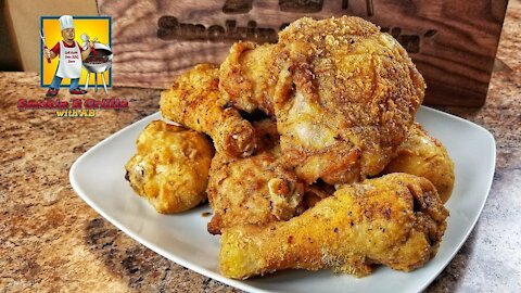 Airfryer Crispy Chicken Legs and Thighs! Fried Chicken recipe