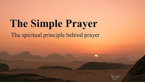 The Simple Prayer