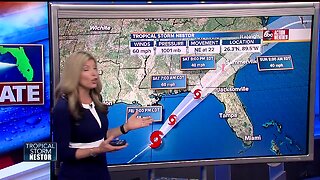 Tropical Storm Nestor forms, storm surge warning issued for part of Tampa Bay
