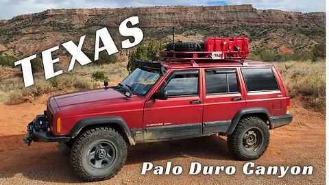 Texas PALO DURO CANYON and BARRINGTON CRATER and Extinct ARIZONA VOLCANO Jeep Cherokee XJ Adventure