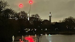 TWO RED LIGHTS OVER THE LAKE = 282(Eighty Eight Miles Per Hour) 🏎💥🔥🔥🎱🎱📯🔂⏳🏛⚡️