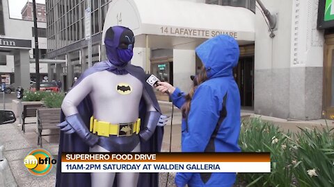 Buffalo’s best Batman hosting Superhero food drive