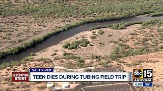 Teen drowns during Salt River tubing trip