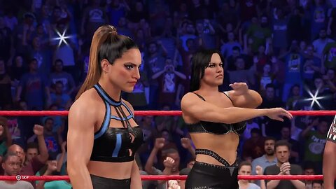 Falsey (Chyna and Raquel) vs CaptainJ1nx (The Bella Twins) Match 4 Round 1