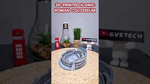The Colosseum, Rome - 3D Printed #shorts #colosseum #3dprinting #shortswithcamilla