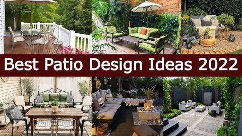 Best Patio Design Ideas 2022 | Backyard Garden | Outdoor Seating | DIY Patio Design | Quick Decor