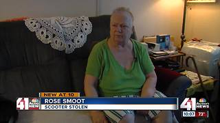 Stolen scooter leaves KCMO woman stuck at home