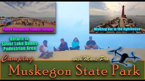 Return to Silver Lake Dunes Pedestrian Area | Pierre Marquette Fitness Festival | Walk to Lighthouse