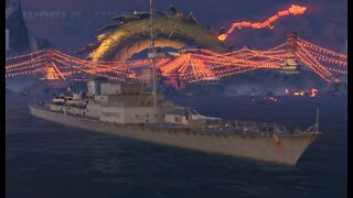 World of Warships Gameplay #8 HERMELIN GERMAN TIER I CRUISER