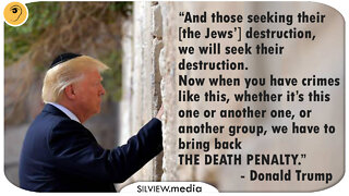 "BRING BACK DEATH PENALTY FOR ANTISEMITES" - DONALD TRUMP (October 2018)