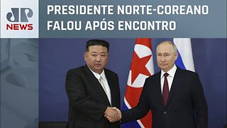 Kim Jong-un diz que Putin terá uma grande vitória na guerra contra Ucrânia