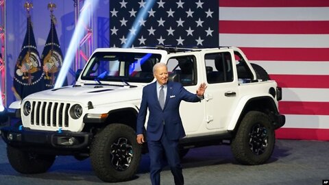 Joe Biden Announces Electric Vehicle Charging Stations at Detroit Auto Show