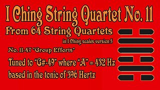 Richard #Burdick's #String #Quartet No. 11, Op. 308 No.11 - tuned to 396 Hertz @ArrangeMe