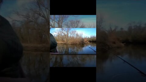 What happens when you are out fishing your wife, Creek crappie spawning, crappie fishing