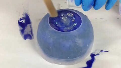 Starry Night Resin Bowl