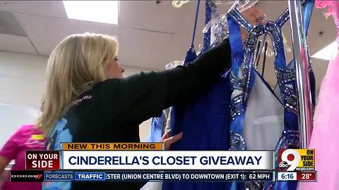 Fairy godmothers help teenagers find dream dresses for prom