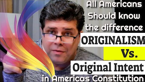 Professor Toto Teaches "Originalism Vs. Original Intent" concerning the Constitution