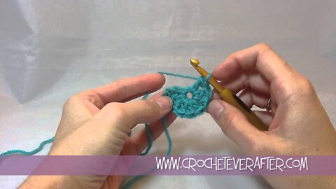 Double Crochet Tutorial #13: DC Into A Center Ring