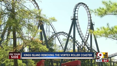 Vortex roller coaster closing at Kings Island after 33 seasons