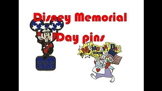 1 Minute Music Video- Disney Memorial Day Pins