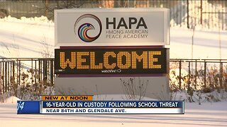 16-year-old arrested for making threats to Hmong American Academy