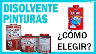 DISOLVENTES para PINTURAS 👉 Tipos de DISOLVENTES para PINTURAS y sus USOS mas Comunes 🎨