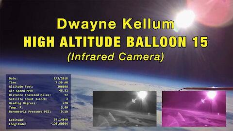 DIRECT MIRROR - High Altitude Balloon 15 (Infrared Camera) - Dwayne Kellum