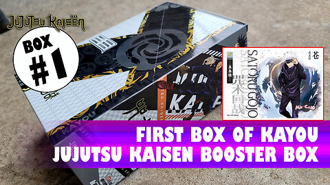 Opening Kayou Jujutsu Kaisen Booster Box #1