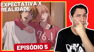 REACT Chainsaw Man Episódio 05 | Denji realiza um sonho, mas...