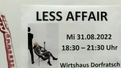 Less Affair LIVE! Potpourri II @ Wirtshaus Dorfratsch, Reit im Winkl, 31.8.22 ® HKH © www.LosRein.de