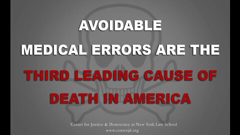 The medical establishment is the 3rd biggest cause of death - Let That Sink In!