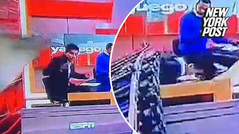 ESPN broadcaster crushed by wall in Colombia