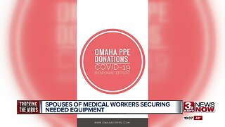 Spouses of medical workers securing needed equipment
