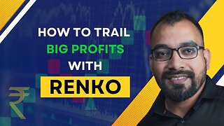 How to trail BIG PROFITS with RENKO | OPTION TRADING WITH RENKO | HOW I CAUGHT 200 POINTS ON 45000PE