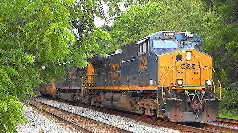 New CM44AC & ST70AH Engines on CSX Freight Train