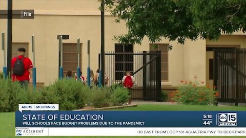 Will Arizona schools face budget problems due to the pandemic?