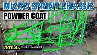 Micro Sprint Powder Coat Columbia Coatings Fluorescent Green