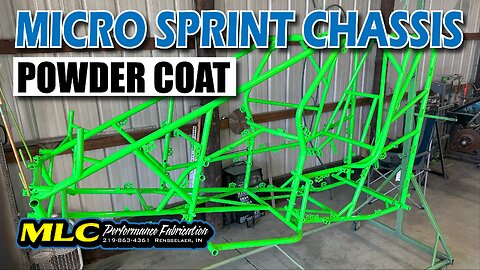 Micro Sprint Powder Coat Columbia Coatings Fluorescent Green