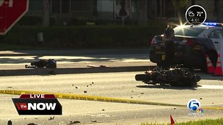 Deadly motorcycle crash in Boynton Beach