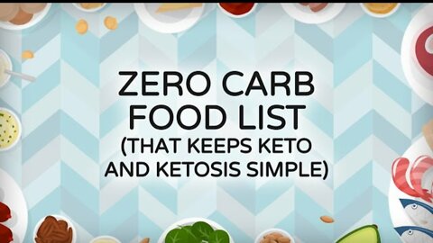 Zero Carb Food List that Keeps Keto and a Ketosis Simple and Lose weight || Link in Description