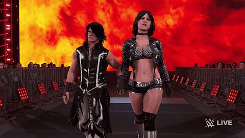 Rayne and Nathan Mercer Entrance - WWE 2K22 Game Clip