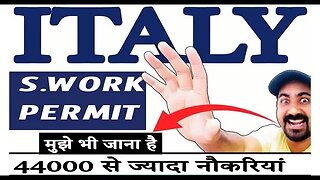 Italy Seasonal Work Visa 2023 italy work permit visa 2023 Decreto Flussi 2023 Italy work visa 2023