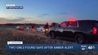 2 girls found safe in Oklahoma; suspect detained
