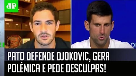 "O DJOKOVIC é um..." OLHA como Alexandre Pato POLEMIZOU e DEFENDEU o tenista por NÃO TOMAR VACINA!