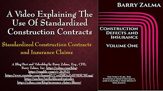 Video Explaining the Use of Standardized Construction Contracts